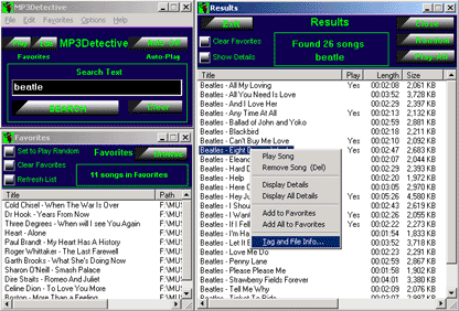MP3Detective Screenshot